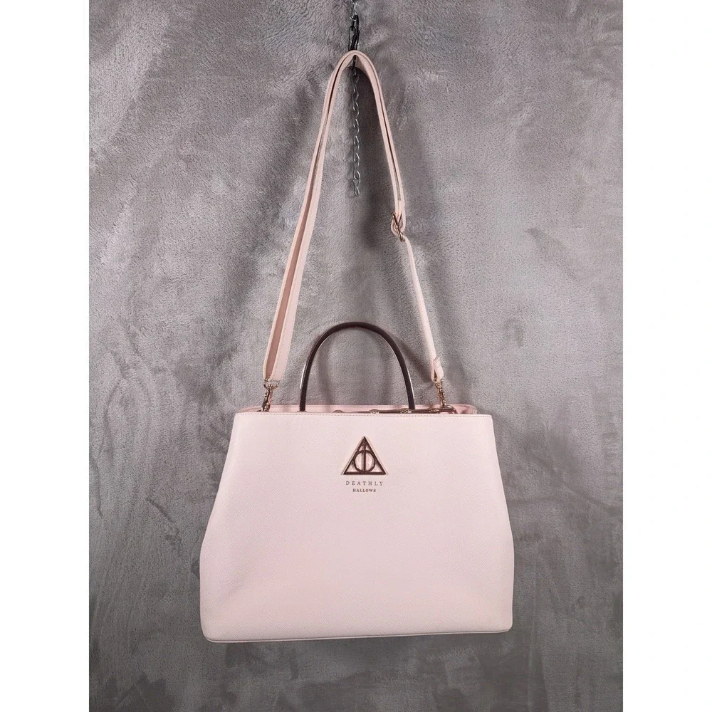 Loungefly Harry Potter Deathly Hallows Elder Wand Handbag Purse Satchel Pink